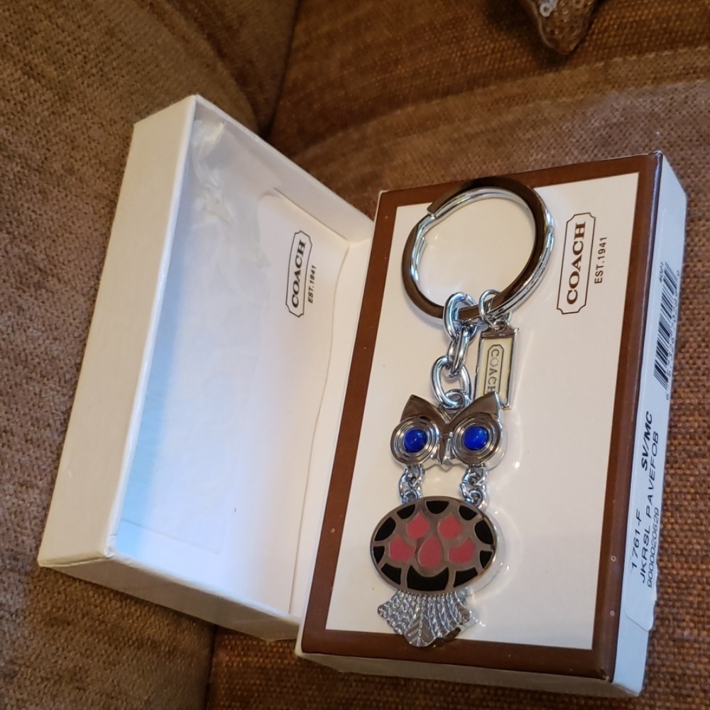 Brand name Coach key holder